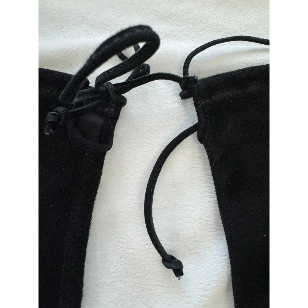 Stuart Weitzman Lowland Stretch Suede Over-the-Knee Boots Black 8.5 M $950 Nw/oB